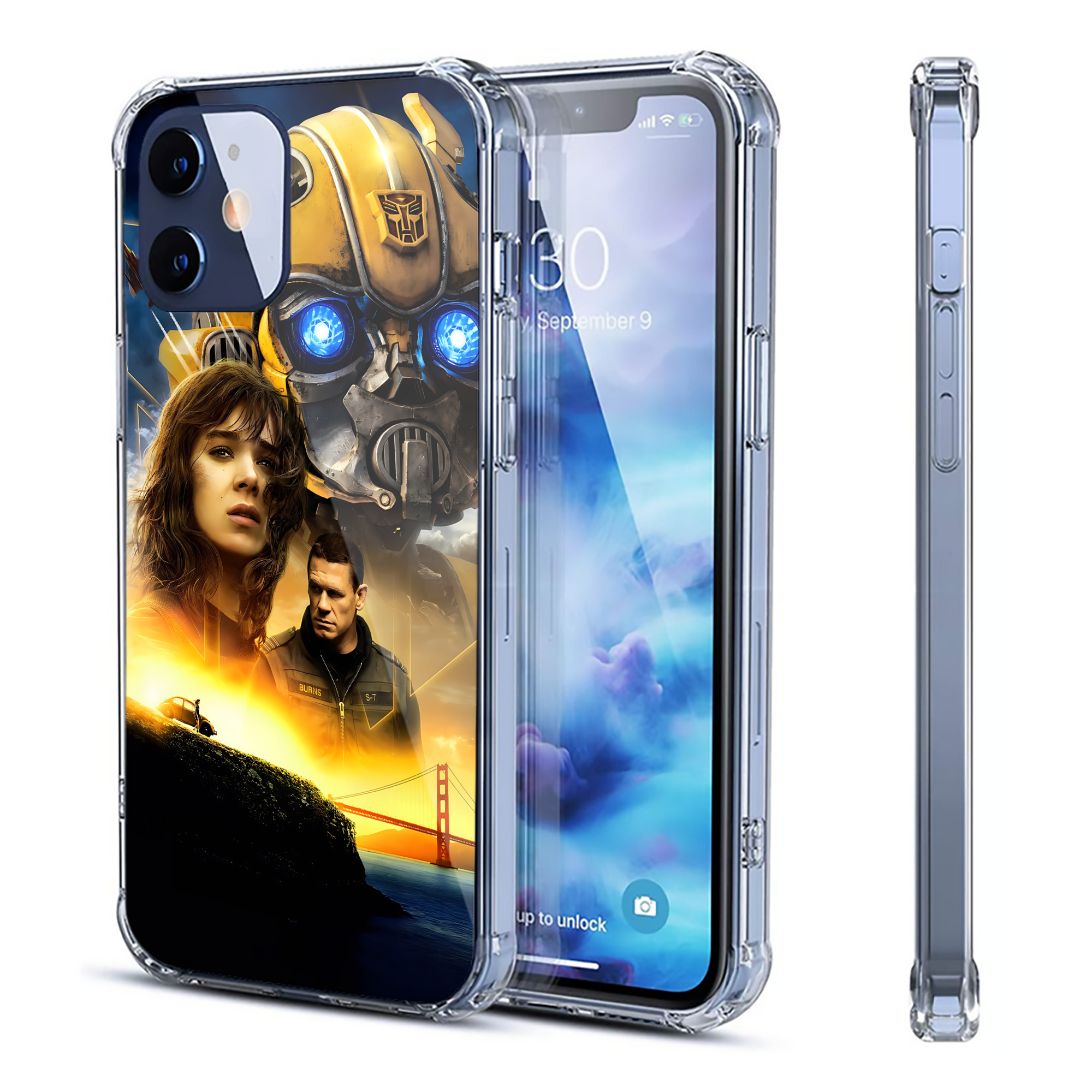 （画像用） Transformers トランスフォーマー 【iPhone 12シリーズ対応】透明スマホケース（クリアソフトケース）